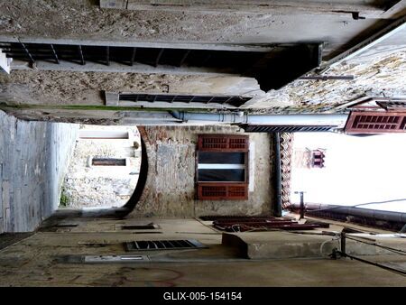 Koper - Old town street-stock-foto