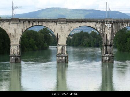 Isonzo folyó-stock-foto