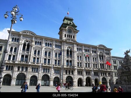 A trieszti városháza-stock-foto