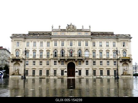 A trieszti kormányhivatal-stock-foto
