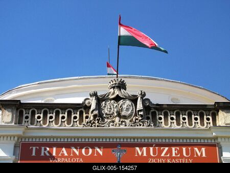 Várpalota - Trianon múzeum-stock-foto