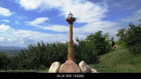 Szada - Trianon emlékmû-stock-foto