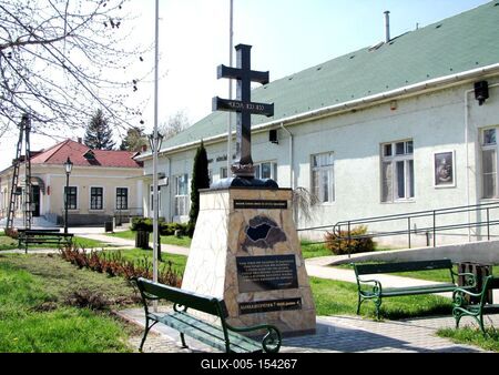 Kápolnásnyéki nagy Magyarország emlékmû - Trianon-stock-foto