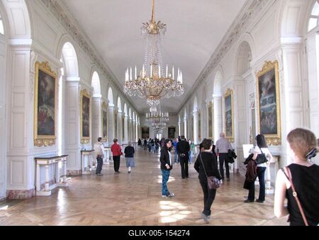 A trianoni szerzõdés aláírásának helyszíne - Cotelle terem-stock-foto