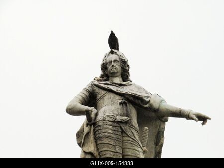 VI. Habsburg Károly trieszti obeliszkje-stock-foto