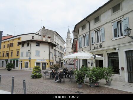 Gorizia - városkép-stock-foto