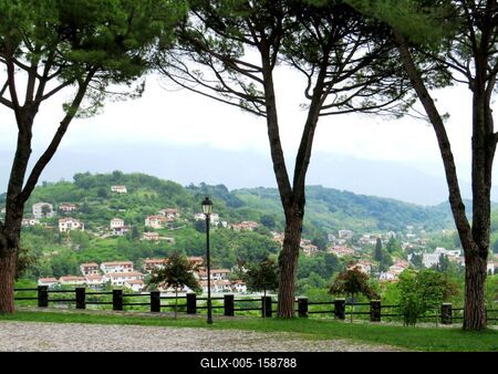 Gorizia - kilátás-stock-foto