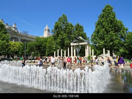 A német megszállás áldozatainak emlékmûve-stock-foto