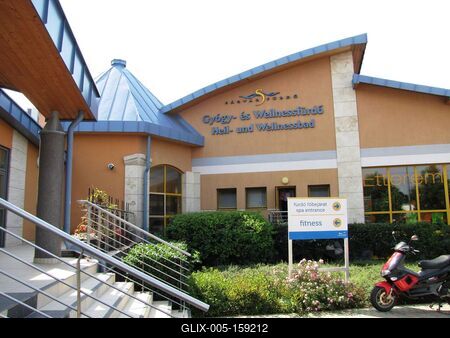 Sárvár (Hungary), 11 September 2016Thermal bath and Wellness Spa.Gyógy és wellness fürdõ.-stock-foto