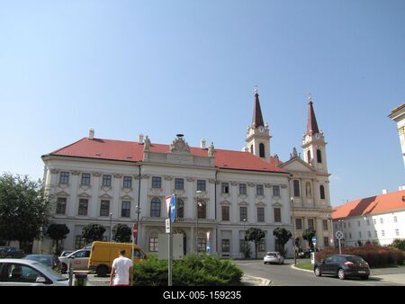 Szombathely (Hungary), 12 September 2016The Bishop's Palace.A püspöki palota.-stock-foto