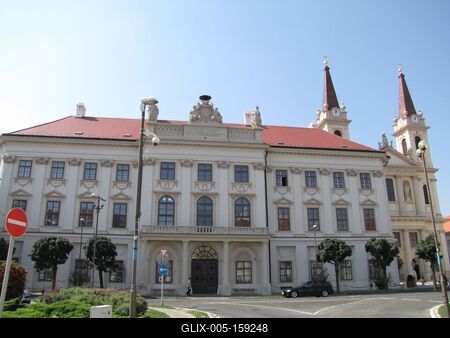 Szombathely (Hungary), 12 September 2016The Bishop's Palace.A püspöki palota.-stock-foto