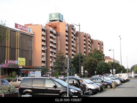 Szombathely (Hungary), 11 September 2016Detail of the downtown of Szombathely.Szombathely belvárosának részlete.-stock-foto