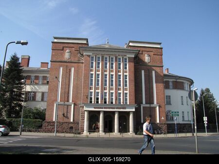 Szombathely (Hungary), 12 September 2016The Savaria University.A Savaria egyetem központja.-stock-foto