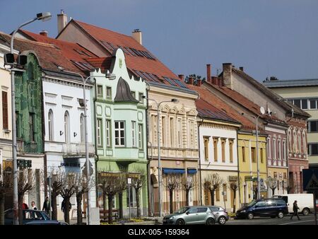 Tapolca - Városkép-stock-foto