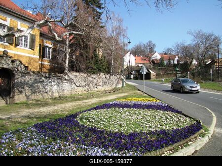 Szigliget - Településkép-stock-foto
