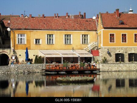 Tapolca - Malomtó-stock-foto