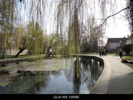 Tapolca - Malomtó-stock-foto