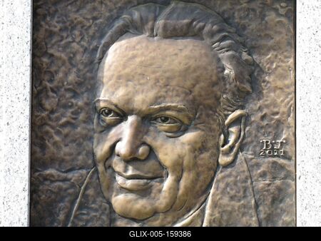 Básti Lajos színmûvész emléktáblája-stock-foto