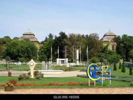 Aszód - Fõtér - Podmaniczky kastély-stock-foto