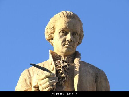 Niccoló Piccinni olasz zeneszerzõ szobra Bariban-stock-foto