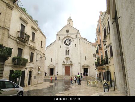 Bari katedrálisa - Szent Sabinus-stock-foto