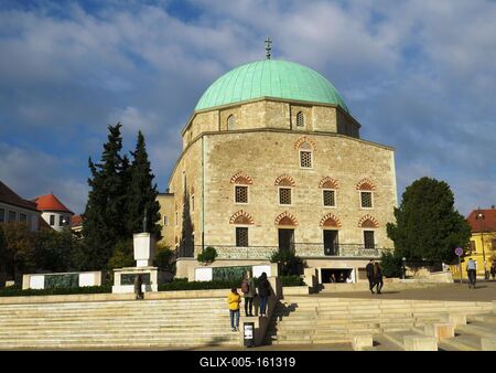 A pécsi Dzsámi-stock-foto