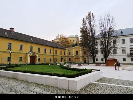 Egri püspöki palota-stock-foto