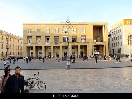 Lecce fõtere - Olaszország-stock-foto