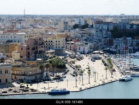 Brindisi - Olaszország - Kilátás-stock-foto