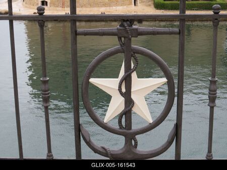 Olasz haditengerészet - Embléma-stock-foto