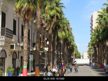 Iskolások Tarantóban - Olaszország-stock-foto