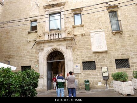 Taranto - Aldo Moro egyetem - Olaszország-stock-foto