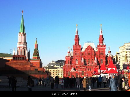 Moszkva - Vörös tér-stock-foto