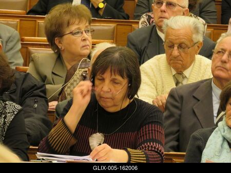 Papp Katalin, a Nyugdíjasok Országos Képviseletének elnöke-stock-foto