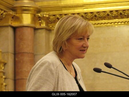 Schmuck Erzsébet (LMP) országgyûlési képviselõ-stock-foto