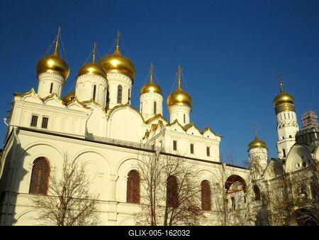 Moszkva - Székesegyházak a Kremlben-stock-foto