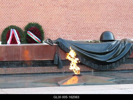 A Nagy Honvédõ Háborúban elesett szovjet katonák emlékmûve - Moszkva-stock-foto