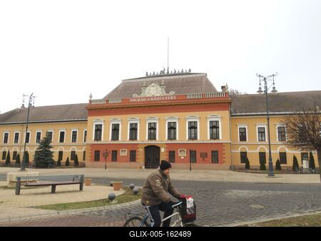 Nógrád megye háza - Balassagyarmat-stock-foto