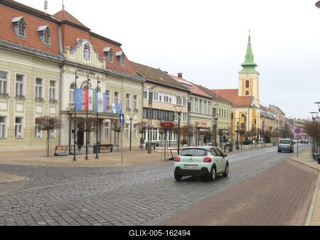 Balassagyarmat - Központ-stock-foto