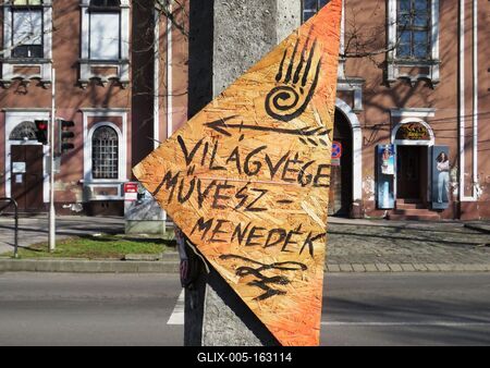 Dunaföldvár - Világvége mûvészmenedék-stock-foto