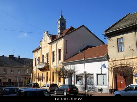 Dunaföldvár - Városháza-stock-foto