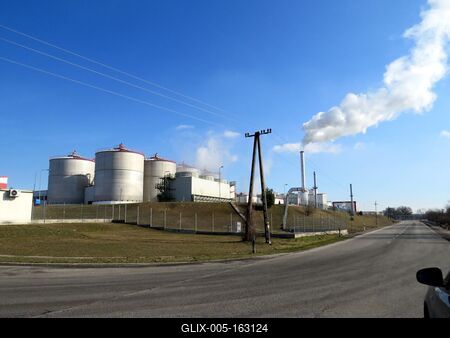 Etanol üzem Dunaföldváron _ Pannonia Bio-stock-foto
