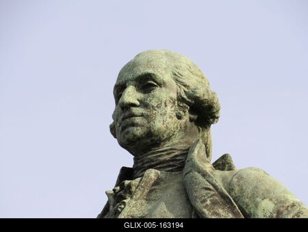 George Washington szobra - Budapest-stock-foto