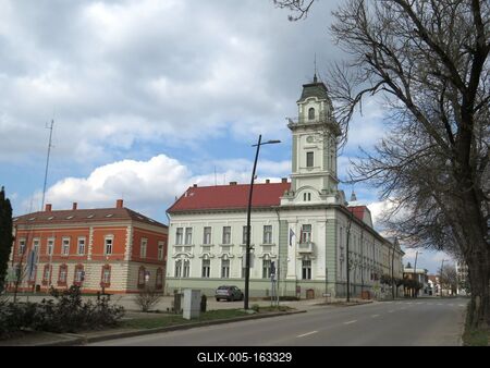 City Hall - Tamási - Hungary-stock-foto
