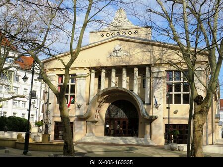 Kaposvár - Cultural Center - Hungary-stock-foto