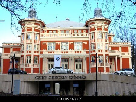Kaposvár - Csiky Gergely Theater-stock-foto