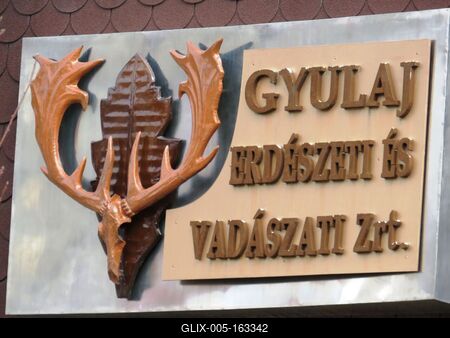 Tamási - Forestry and Hunting Ltd. logo - Hungary-stock-foto