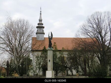 Nagykarácsony - Center-stock-foto