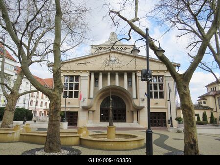 Kaposvár - Cultural Center - Hungary-stock-foto