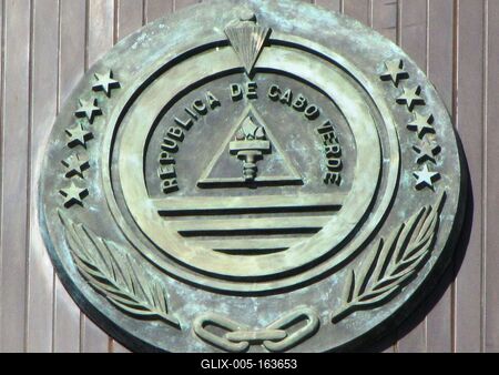 Coat of arms of Cape Verde-stock-foto